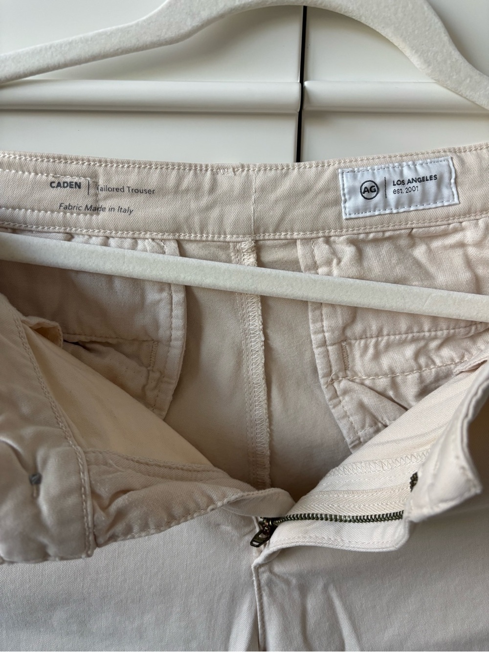 AG Adriano Goldschmied women’s trousers in beige size 27 - Picture 4 of 4